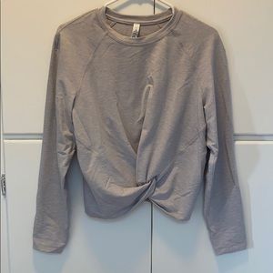 Lululemon long sleeve with tied front